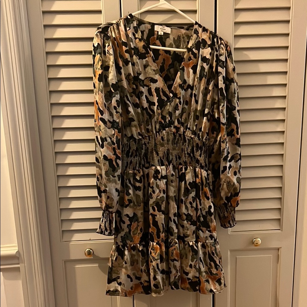 Entro Camouflage Print Dress